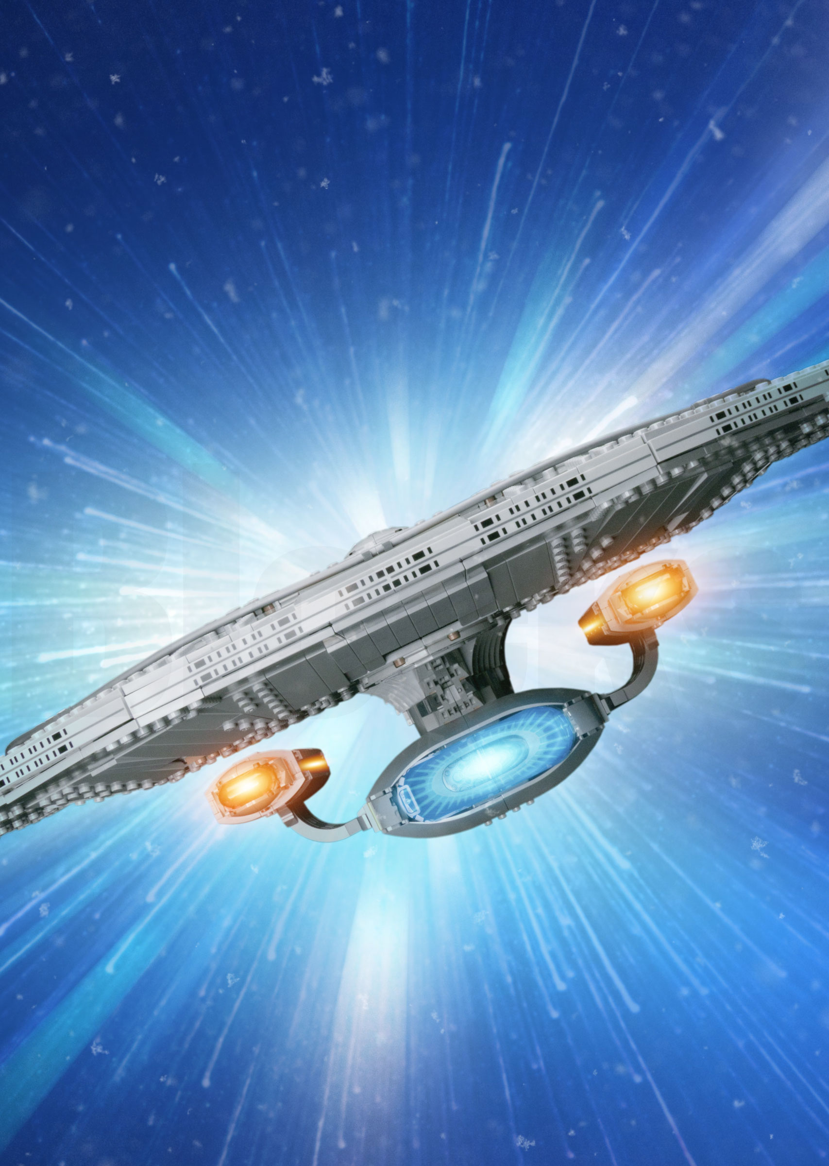 LEGO Star Trek 10356 U.S.S. Enterprise limited edition poster